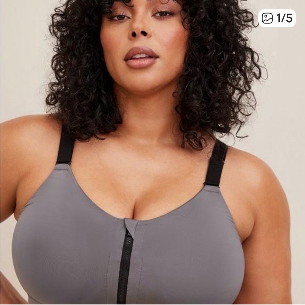 Torrid Curve Front-Zip High Impact Sports Bra